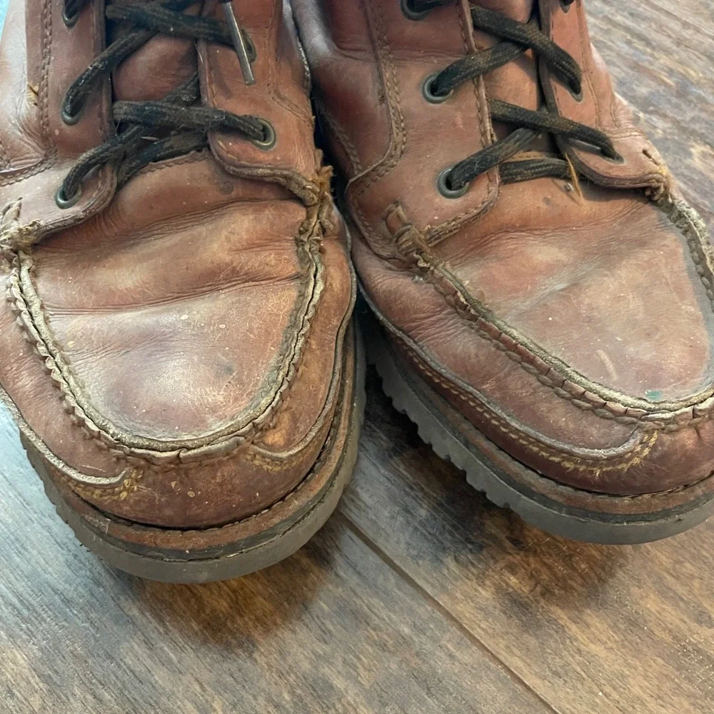 Rockport RocSports Hiking Boots Mens 11W Brown Gore-Tex Leather Vibram Gorpcore